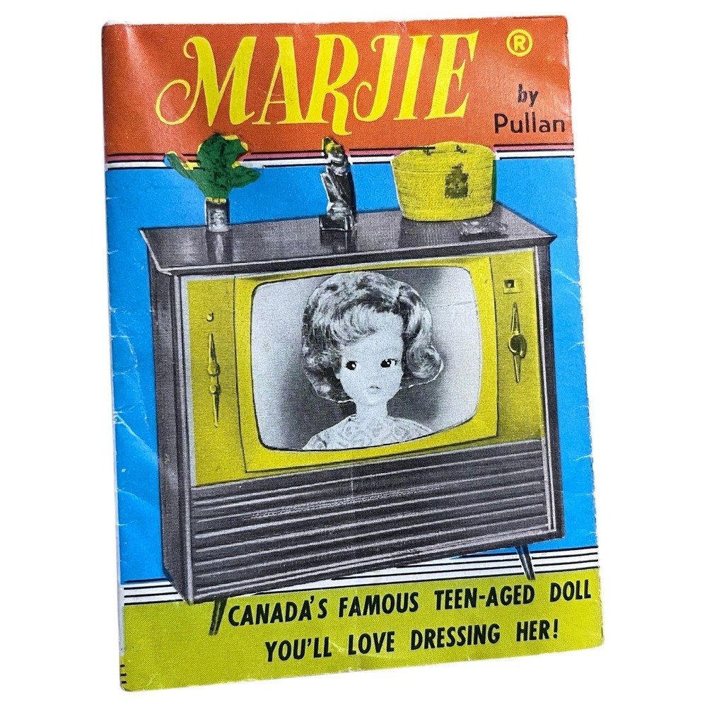 Vintage Marjie by Pullan Doll Promotional Booklet Brochure Canada Toy Ephemera